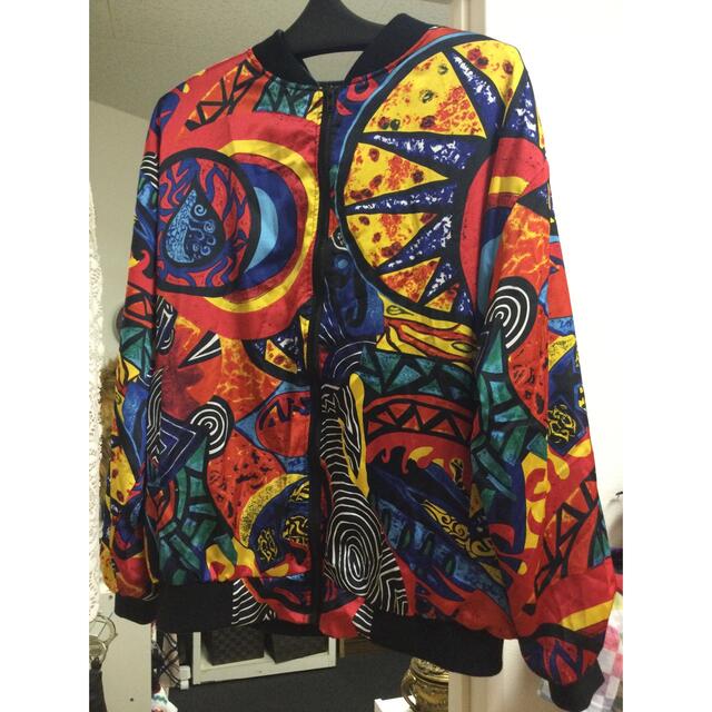 高速配送 ☆ピカソサテンジャケット☆レアメンズユニセックス多数出品 ...