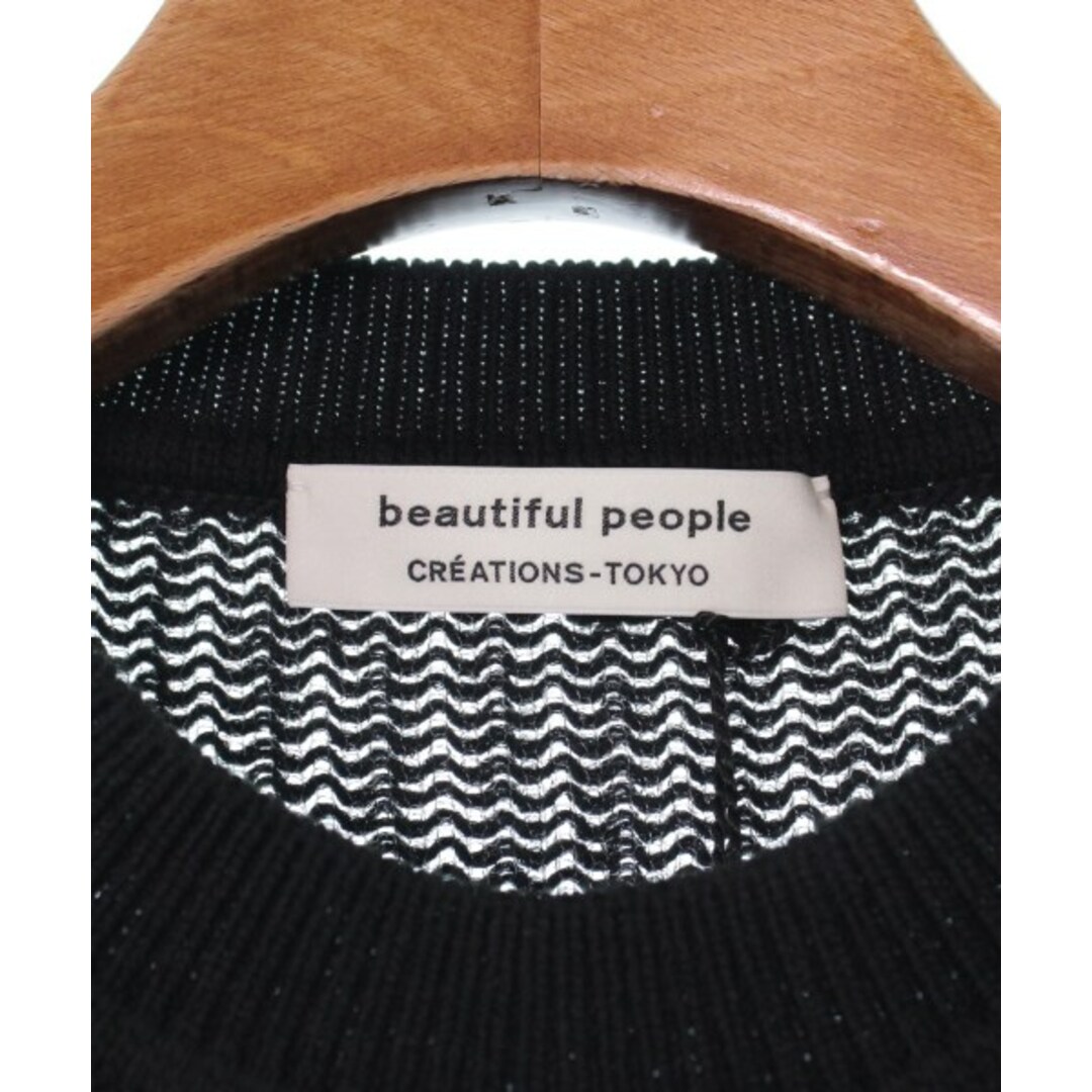 beautiful people(ビューティフルピープル)のbeautiful people ニット・セーター 38(M位) 黒 【古着】【中古】 レディースのトップス(ニット/セーター)の商品写真