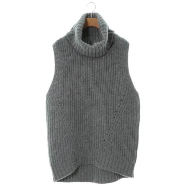 CINOH 21AW 36 NO SLEEVE TURTLE NECK KNIT