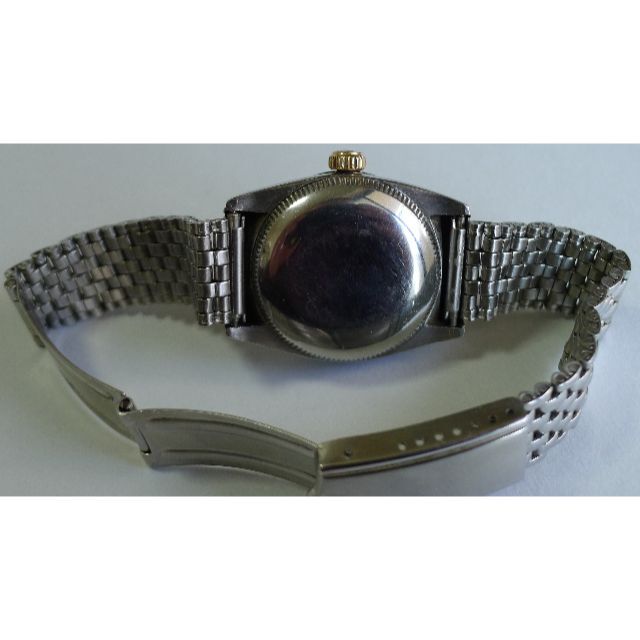 ROLEX(ロレックス)のロレックス・バブルバック・カバードＹＧ／ＳＳ自動巻メンズＵＳＡライスブレス付属 メンズの時計(腕時計(アナログ))の商品写真