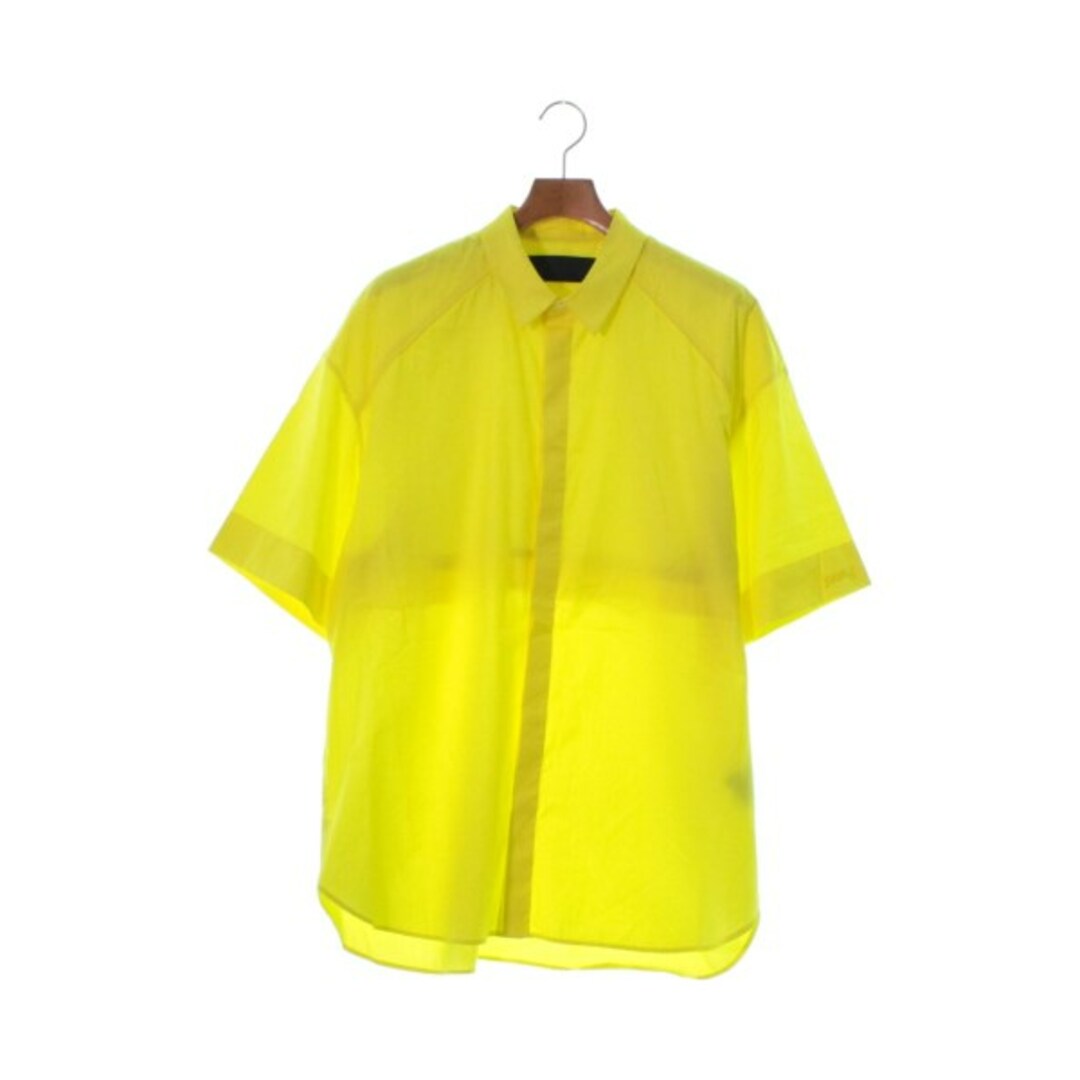 Juun.J ジュン　ジー カジュアルシャツ 48(L位) 黄半袖柄