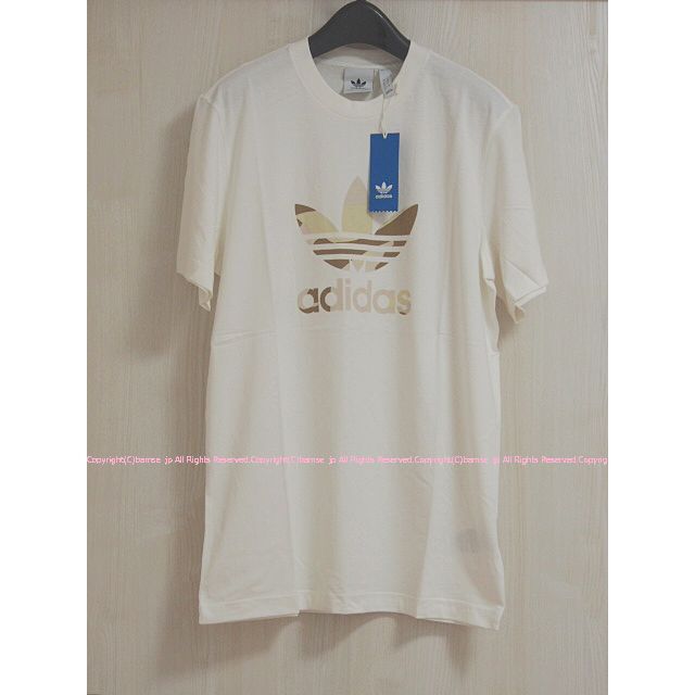 adidas(アディダス)のタグ付★adidas アディダス 爽やかなカモフラ トレフォイル Tシャツ/XL メンズのトップス(Tシャツ/カットソー(半袖/袖なし))の商品写真