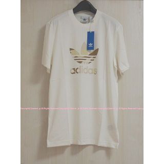 アディダス(adidas)のタグ付★adidas アディダス 爽やかなカモフラ トレフォイル Tシャツ/XL(Tシャツ/カットソー(半袖/袖なし))