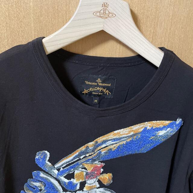 Vivienne Westwood(ヴィヴィアンウエストウッド)のvivienne westwood ANGLOMANIA 刺繍 Tシャツ レディースのトップス(Tシャツ(半袖/袖なし))の商品写真