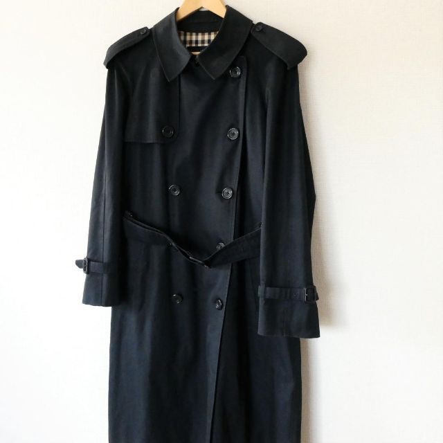 良品 綺麗 Aquascutum ベルト ラグラン ロング丈 トレンチコート | www