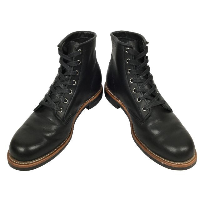 CHIPPEWA(チペワ)のCHIPPEWA チペワ レースアップワークブーツブラックレザー27cm メンズの靴/シューズ(ブーツ)の商品写真