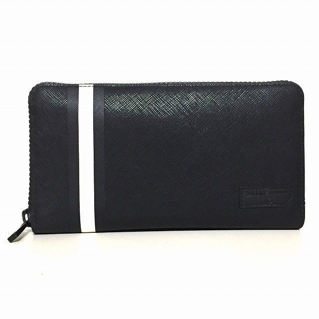 BALLY(バリー) 長財布 - 黒×白 レザー | sweatreno.com