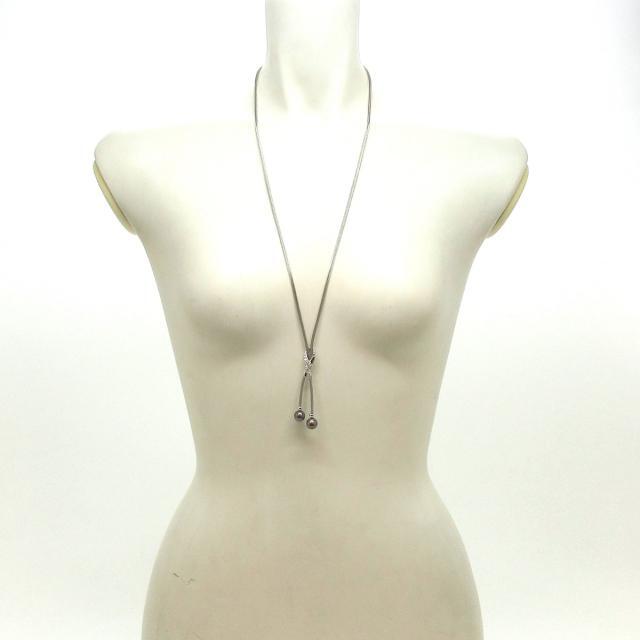 ノーブランド ネックレス美品 黒 | rsinformaticati.com.br
