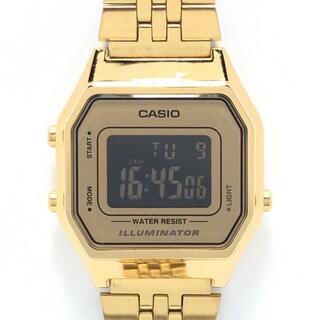カシオ(CASIO)のカシオ 腕時計美品  - LA680WGA レディース(腕時計)