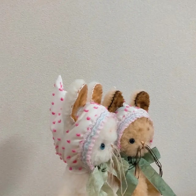 イリナキウサギさん(イチゴカスタード) ハンドメイドのぬいぐるみ/人形(その他)の商品写真