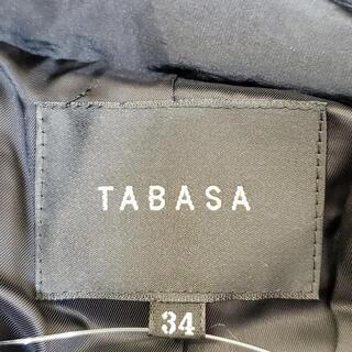 TABASA タバサ ダウン コート 黒 34 ジャケット アウター レディース