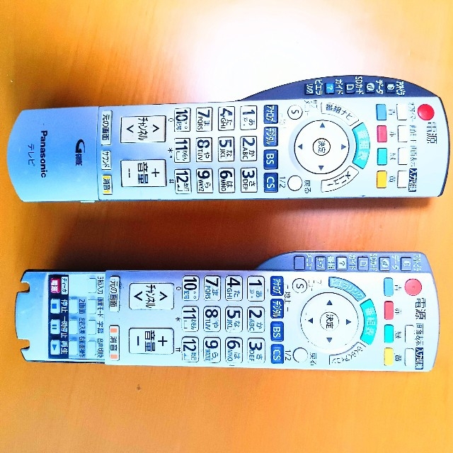 Panasonic - テレビリモコン2個 格安 通電のみ確認済 Panasonic Panasonic - テレビリモコン2個 格安 通電のみ確認済 Panasonic