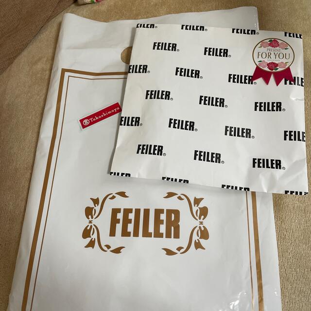 FEILER(フェイラー)の【新品】フェイラー ハンカチとポーチのセット ハイジ ベージュ レディースのファッション小物(ハンカチ)の商品写真