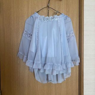 アクシーズファム(axes femme)のカットソー トップス レース お花(カットソー(半袖/袖なし))