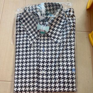 バーバリーブラックレーベル(BURBERRY BLACK LABEL)のBurberry カッターシャツ　長袖　美品　千鳥柄(シャツ)