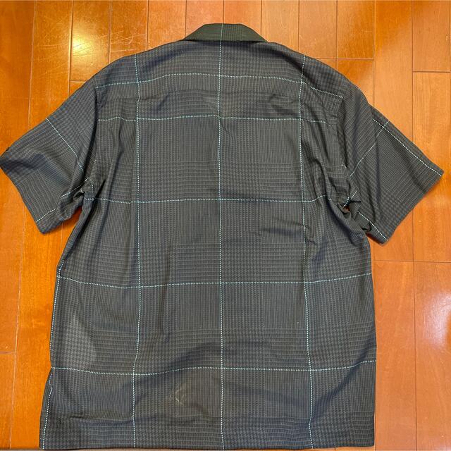 sacai サカイ チェック 半袖シャツ サイズ2 ブラック　美品 3