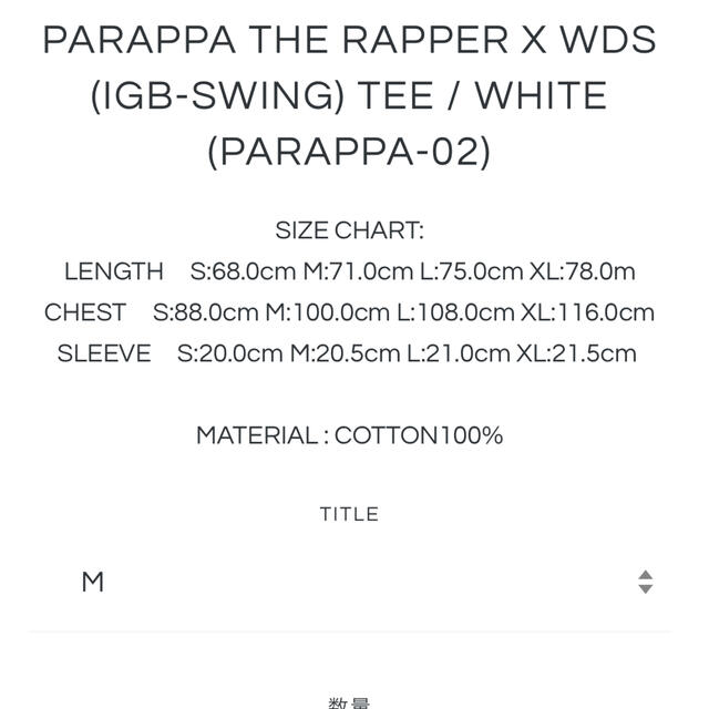 PaRappa the Rapper x WDS  新品未開封