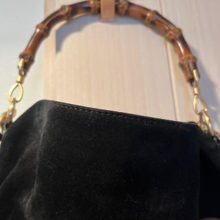 Gucci - GUCCIバンブーバッグ スエード ブラックの通販 by ひろ's shop