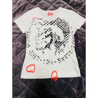 ディーゼル(DIESEL)のTシャツ　ディーゼル　レディース　Sサイズ　ビーズ　スパンコール(Tシャツ(半袖/袖なし))