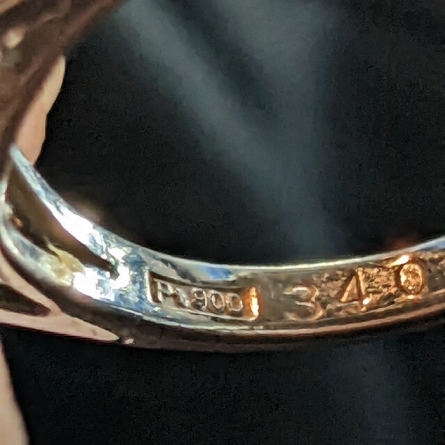 プラチナ指輪 レディースのアクセサリー(リング(指輪))の商品写真