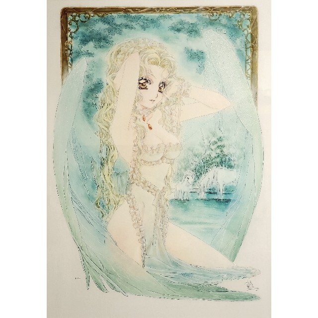 クマパック 中嶋敦子直筆サイン入り版画『舞雪乃華』保証書付きの通販