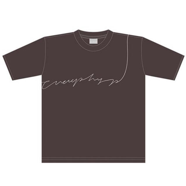 ロゴ刺繍ビッグTシャツ チャコール　クリープハイプ