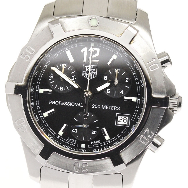 ☆訳あり【TAG HEUER】タグホイヤー エクスクルーシブ クロノグラフ CN1110 クォーツ メンズ_692693【ev10】エクスクルーシブ対象