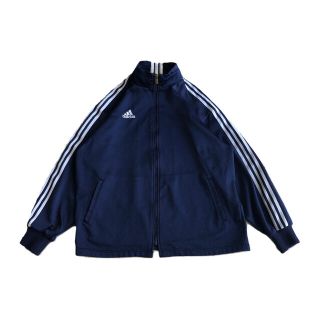 アディダス(adidas)のADIDAS アディダス 日本製 デサント 90s ジャージ 青白 Lサイズ(ジャージ)