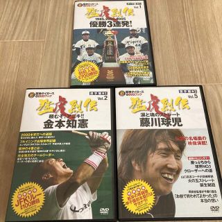 ハンシンタイガース(阪神タイガース)の阪神タイガース オリジナルDVDブック 猛虎烈伝 3本セット(スポーツ/フィットネス)