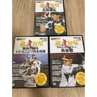 ハンシンタイガース(阪神タイガース)の阪神タイガースオリジナルDVDブック 猛虎烈伝 3本セット(スポーツ/フィットネス)