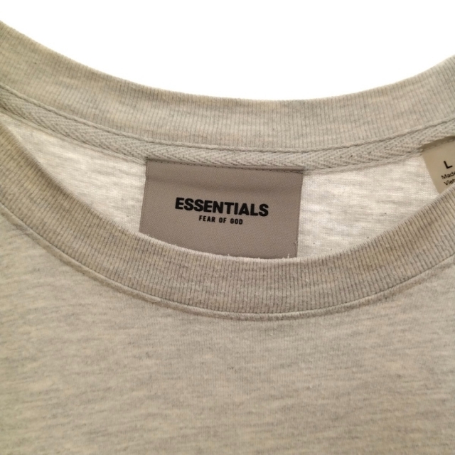 FOG Essentials エフオージー エッセンシャルズ 3D Silicon Applique Boxy Tee 3DシリコンアップリケボクシーTシャツ グレー