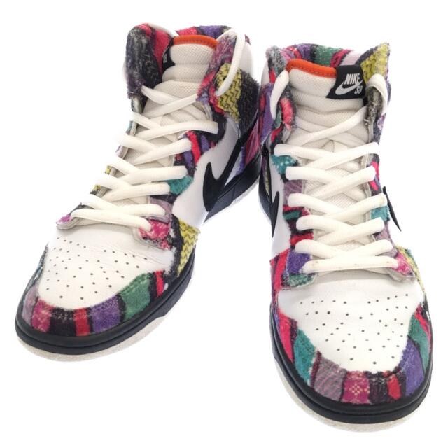 NIKE(ナイキ)のNIKE ナイキ DUNK HIGH PREMIUM SB HUXTABLE ダンクハイプレミアム ハイカットスニーカー マルチカラー 313171-101 メンズの靴/シューズ(スニーカー)の商品写真