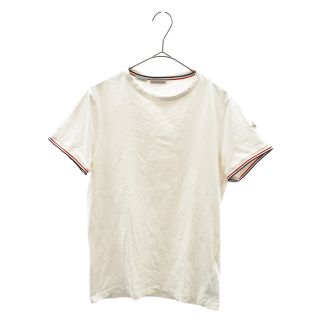 モンクレール(MONCLER)のMONCLER モンクレール MAGLIA T-SHIRT ロゴワッペン 半袖Tシャツ ホワイト F10918C71600 87296(Tシャツ/カットソー(半袖/袖なし))