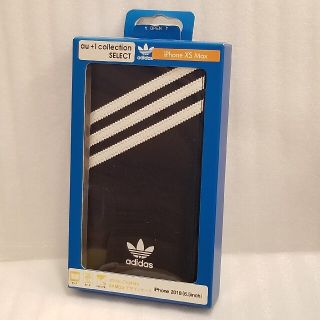 アディダス(adidas)のiPhoneXS Max　2018　6.5inch　ブック　カード　ストラップ穴(iPhoneケース)