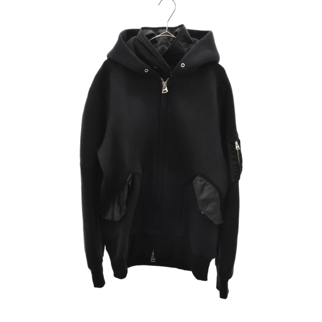 サカイ sacai 21AW Sponge Sweat Hoodie サイズ1