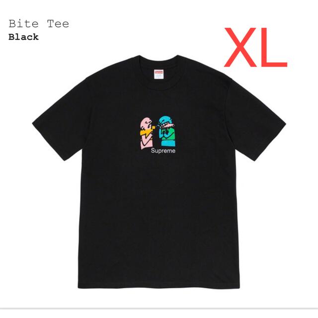 Black黒SIZE【黒 XL】Bite Tee シュプリーム