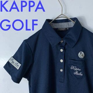 カッパ(Kappa)のKAPPA GOLF カッパ ゴルフウェア ポロシャツ 総柄 S 半袖シャツ(ウエア)
