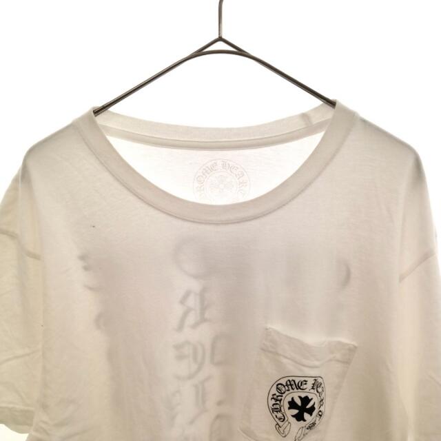 Chrome Hearts(クロムハーツ)のCHROME HEARTS クロムハーツ バック英字ロゴプリントTシャツ ホワイト メンズのトップス(Tシャツ/カットソー(半袖/袖なし))の商品写真