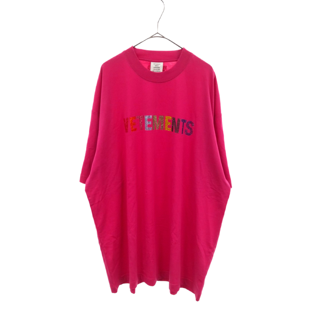 絶品】 VETEMENTS - VETEMENTS ヴェトモン 22SS クリスタルロゴ