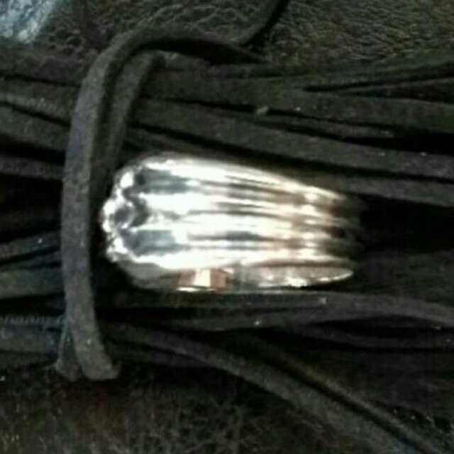 新品　約22号　ダガーリング　silver925 メンズのアクセサリー(リング(指輪))の商品写真
