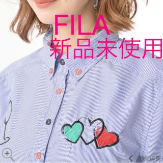 フィラ(FILA)のFILA UV 飛柄刺繍 シャツ チュニック【新品タグ付き】フィラ(チュニック)