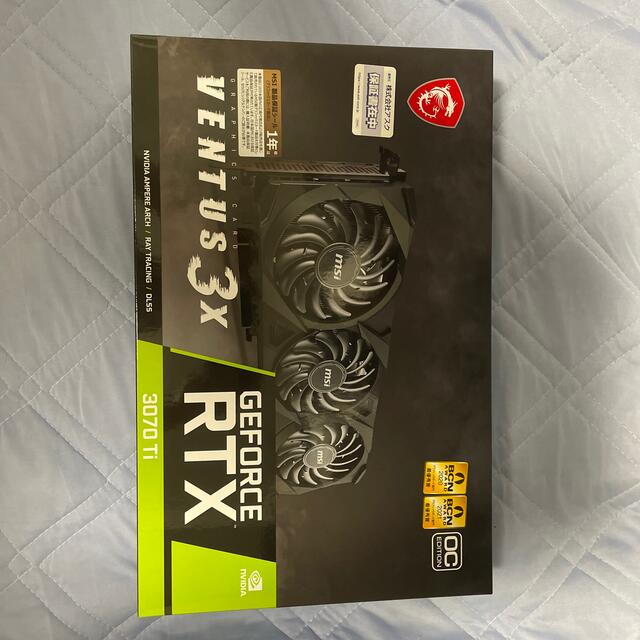 新品未開封　NVIDIA GeForce RTX 3070 Ti GDDR6X