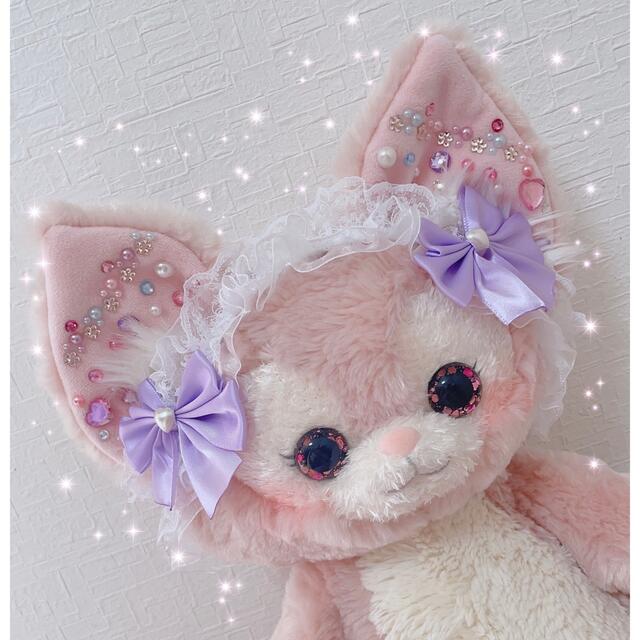 ぬいぐるみリーナベルＳサイズ♡ゆめ可愛いお耳キラキラ✧︎*｡トイスケルトンリメイク♡