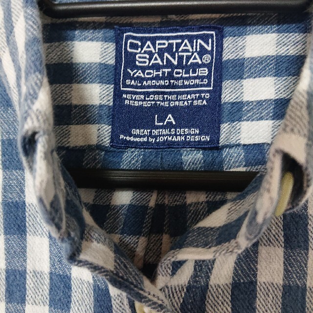 CAPTAIN SANTA(キャプテンサンタ)のキャプテンサンタ  ギンガムチェックシャツ レディースのトップス(シャツ/ブラウス(半袖/袖なし))の商品写真