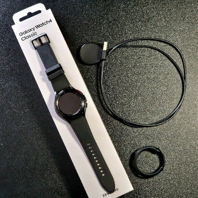 Galaxy(ギャラクシー)のGalaxy Watch 4 Classic [SM-R885FZKAPHE] スマホ/家電/カメラのスマホアクセサリー(その他)の商品写真