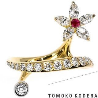 コデラトモコ TOMOKO KODERA 小寺智子 ルビー ダイヤモンド