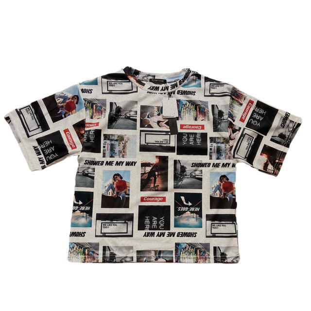 ストリート 総柄 Tシャツ レディースのトップス(Tシャツ(半袖/袖なし))の商品写真
