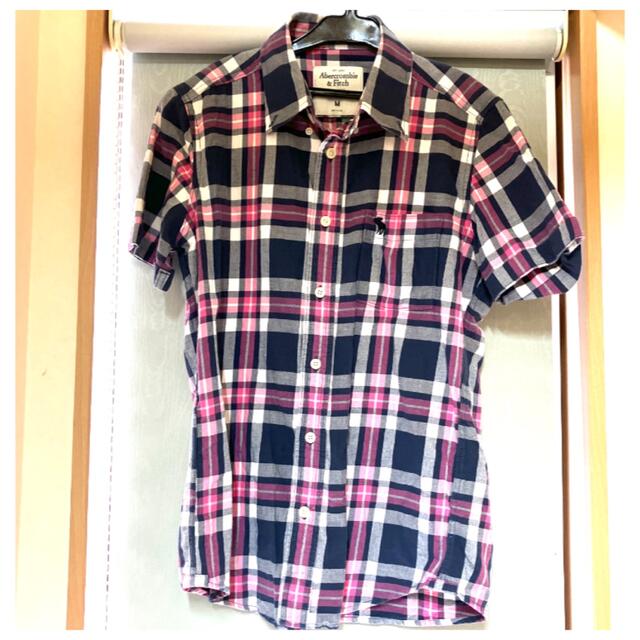 Abercrombie&Fitch(アバクロンビーアンドフィッチ)のアバクロ チェックシャツ 半袖 メンズのトップス(シャツ)の商品写真