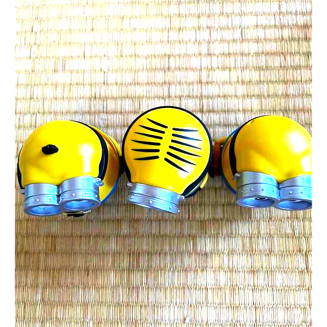 Takara Tomy(タカラトミー)のミニオン　もっと！Bello！Minion OttoとBob　３つセット エンタメ/ホビーのおもちゃ/ぬいぐるみ(キャラクターグッズ)の商品写真