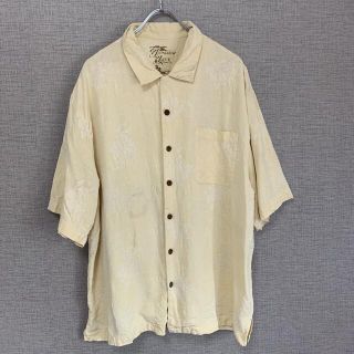 90s ビンテージ　アメリカ古着　シルクシャツ　古着　used アメリカ輸入(シャツ)